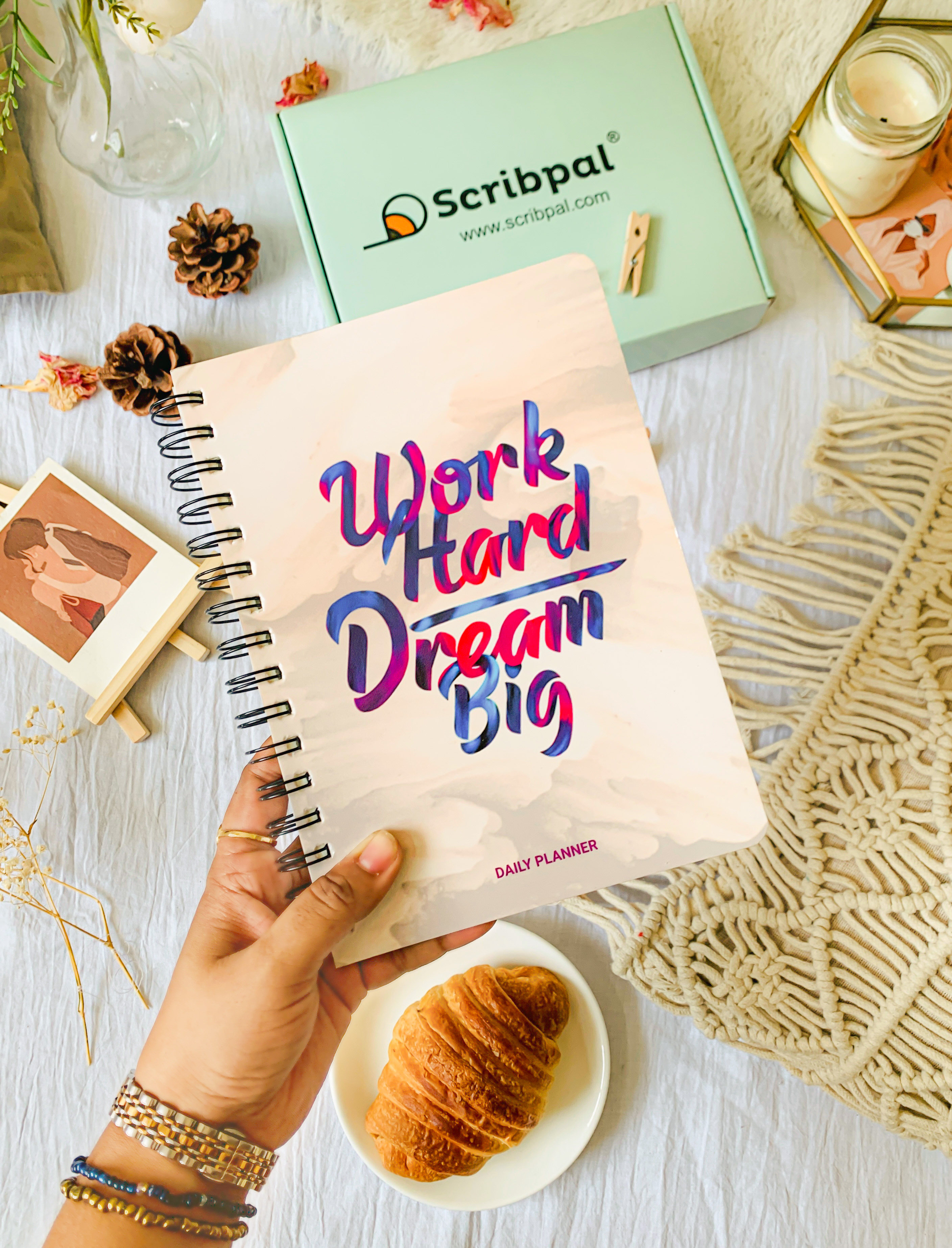 ScribPal Work Hard Dream Big Daily Planner