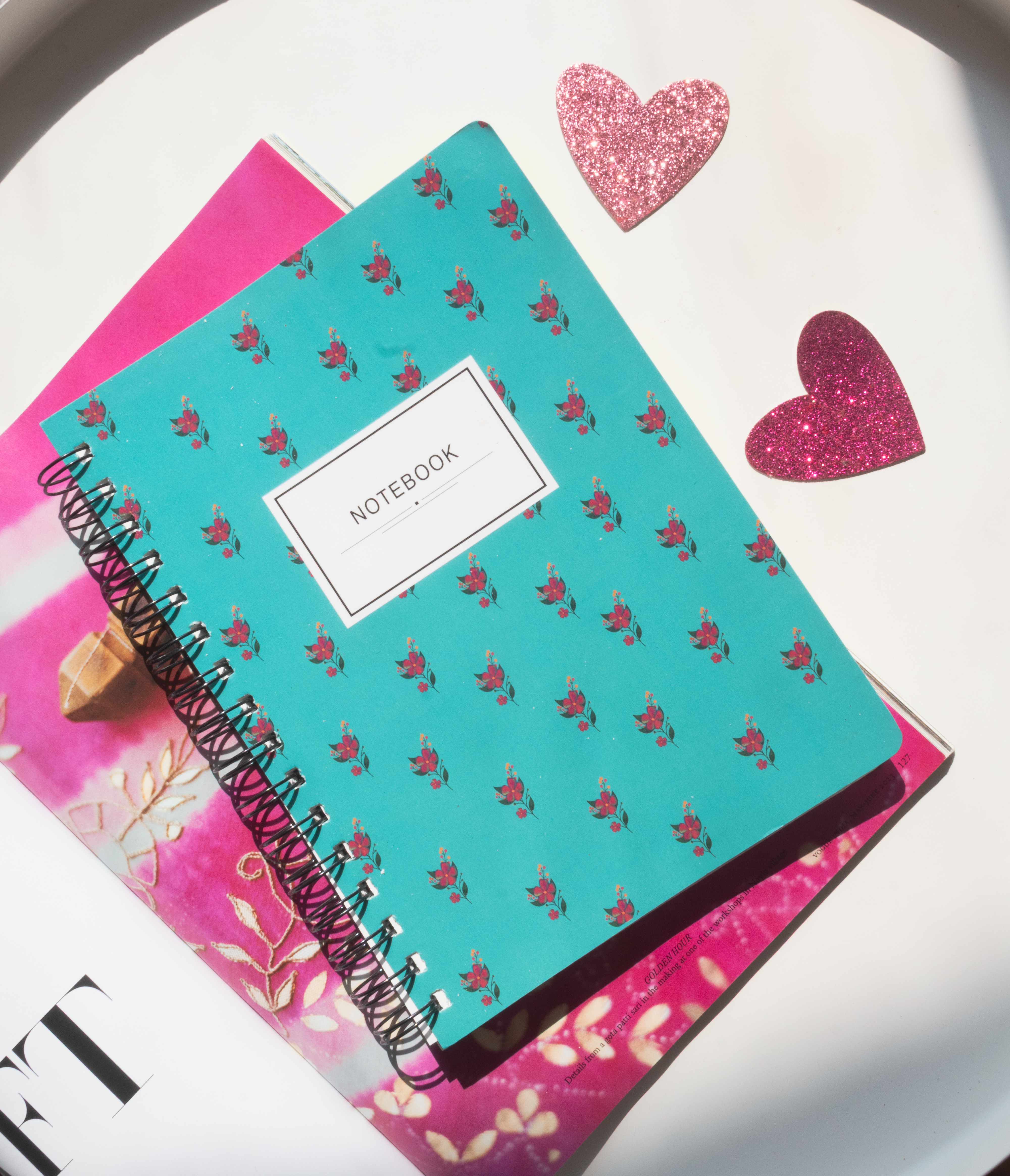 Verdant Bloom - Ruled Notebook