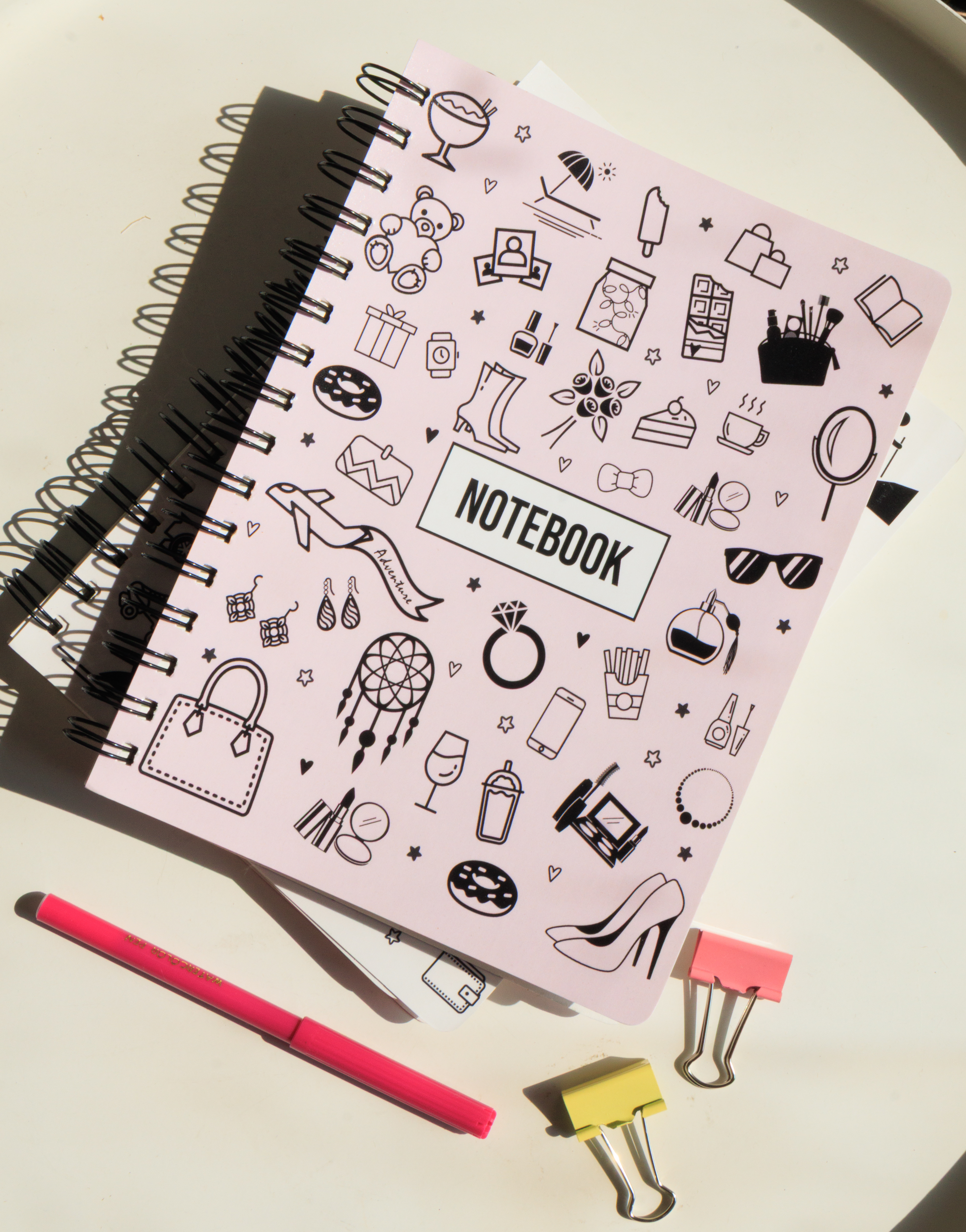 Rose Reverie - Ruled Notebook